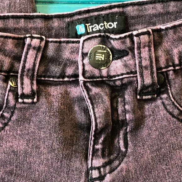 Tractor Girls Pink Acid Washed Jegging Style Jean - Picture 9 of 9